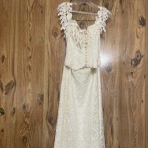 Ivory Lace Set by Elena Collection, Size L